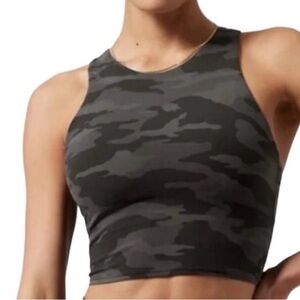 Athleta Camouflage Sleeveless Crop Top